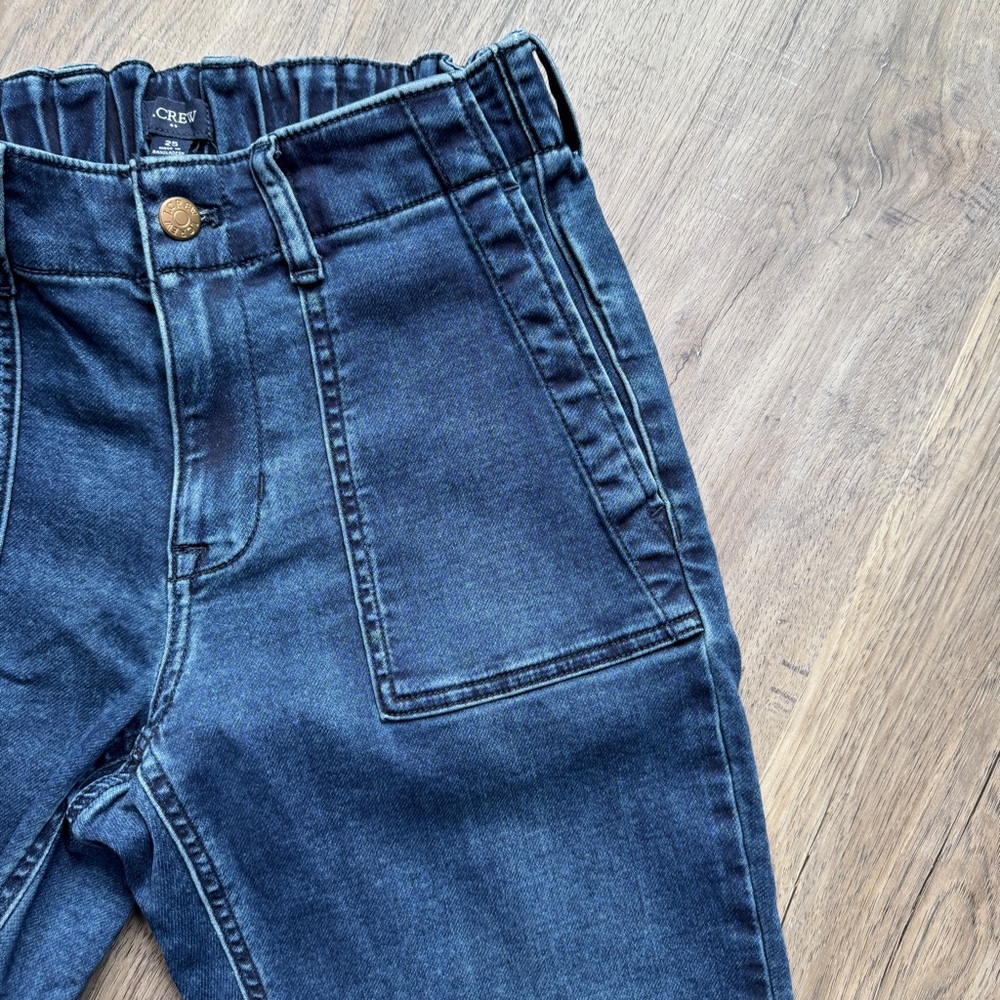 J. Crew Indigo Soft Denim Joggers - Size 25 - New With Tags! - Picture 6 of 14
